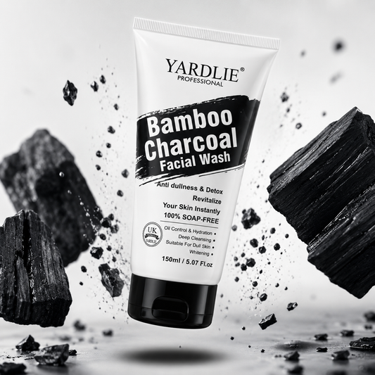 Yardlie Professional Bamboo Charcoal Facial Wash – 150ml | Deep Cleansing & Oil Control