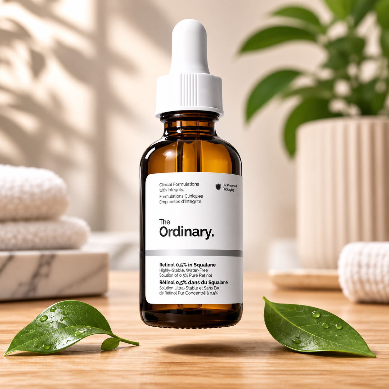 The Ordinary Retinol 0.5% in Squalane Face Serum – 30ml | Anti-Aging & Fine Lines