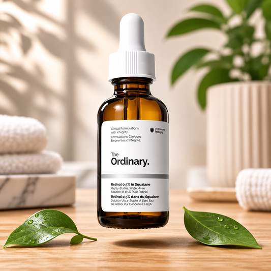 The Ordinary Retinol 0.5% in Squalane Face Serum – 30ml | Anti-Aging & Fine Lines