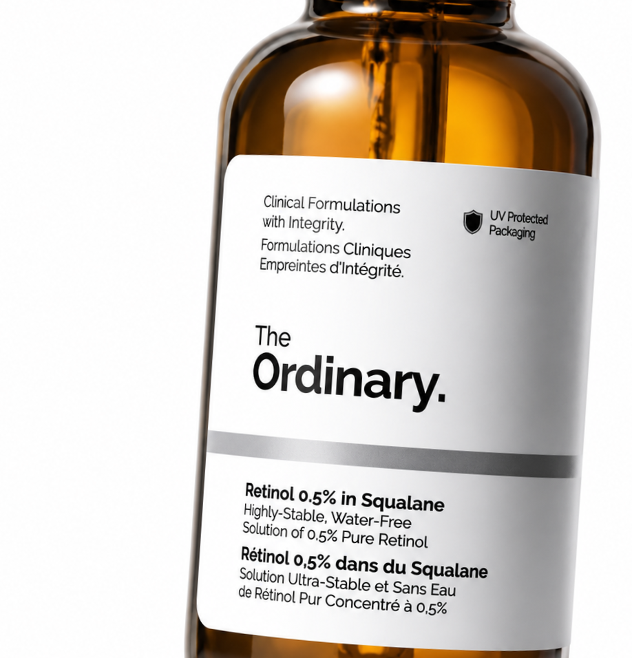 The Ordinary Retinol 0.5% in Squalane Face Serum – 30ml | Anti-Aging & Fine Lines